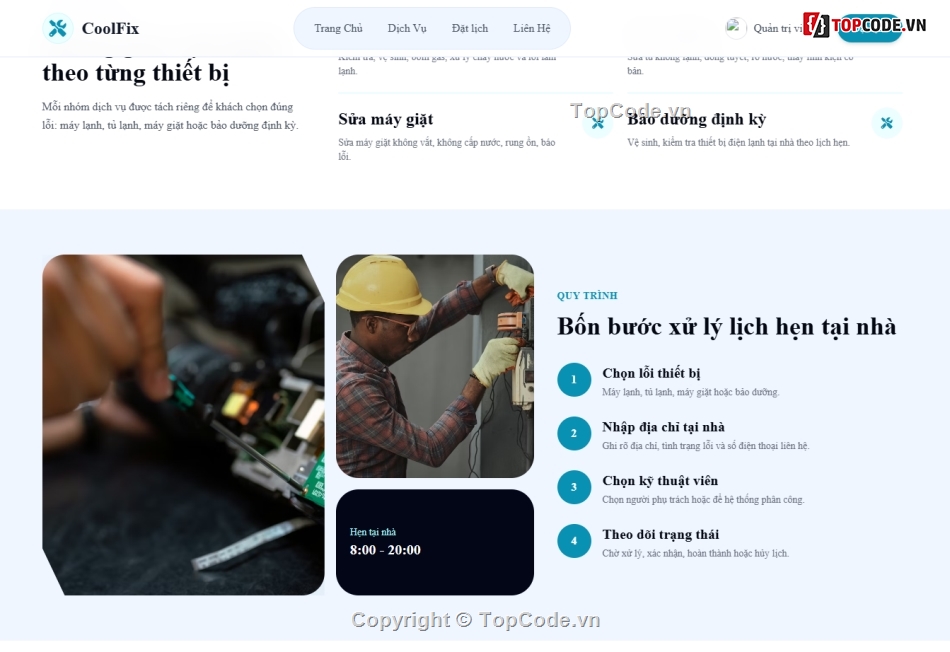 code đặt lịch,đồ án đặt lịch,đặt lịch sửa chữa